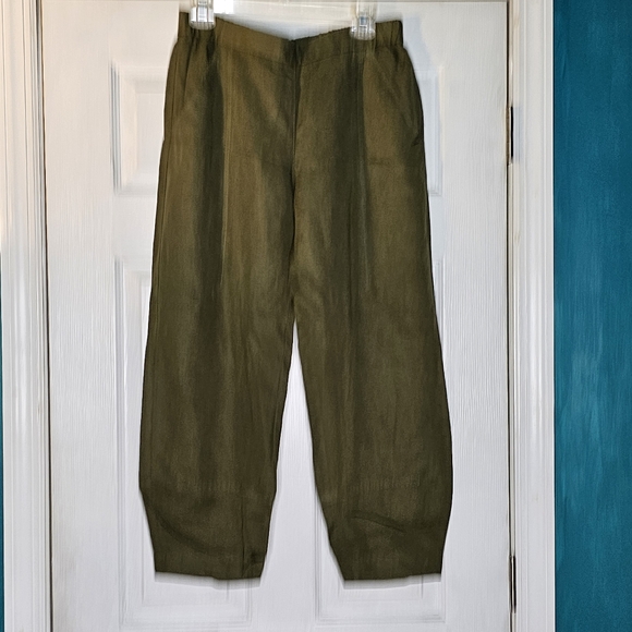 NWOT Eileen Fisher Lantern Pants Small - Picture 2 of 8